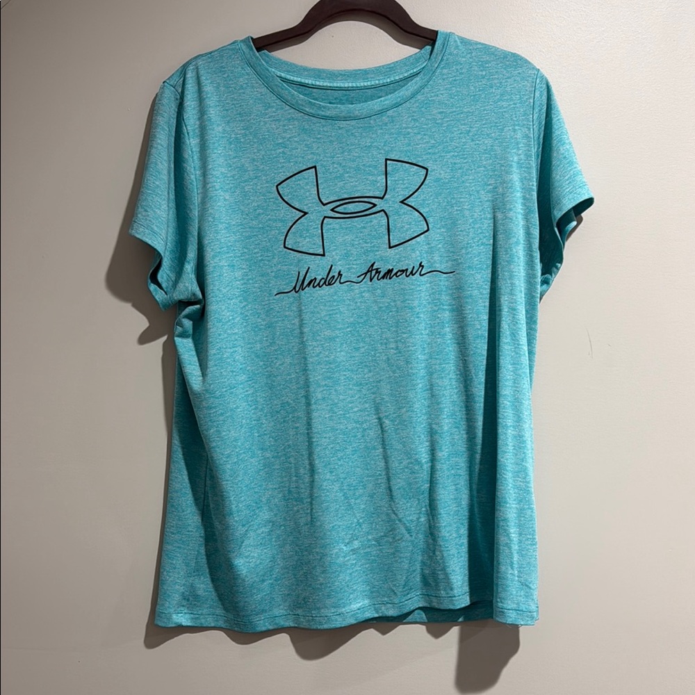 Under Armour Aqua Blue Tee athletic